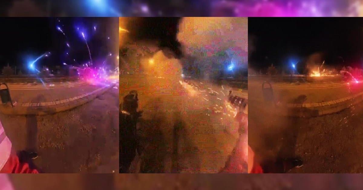 Diyarbakır'da motosikletli genç tehlikeli şaka yaptı