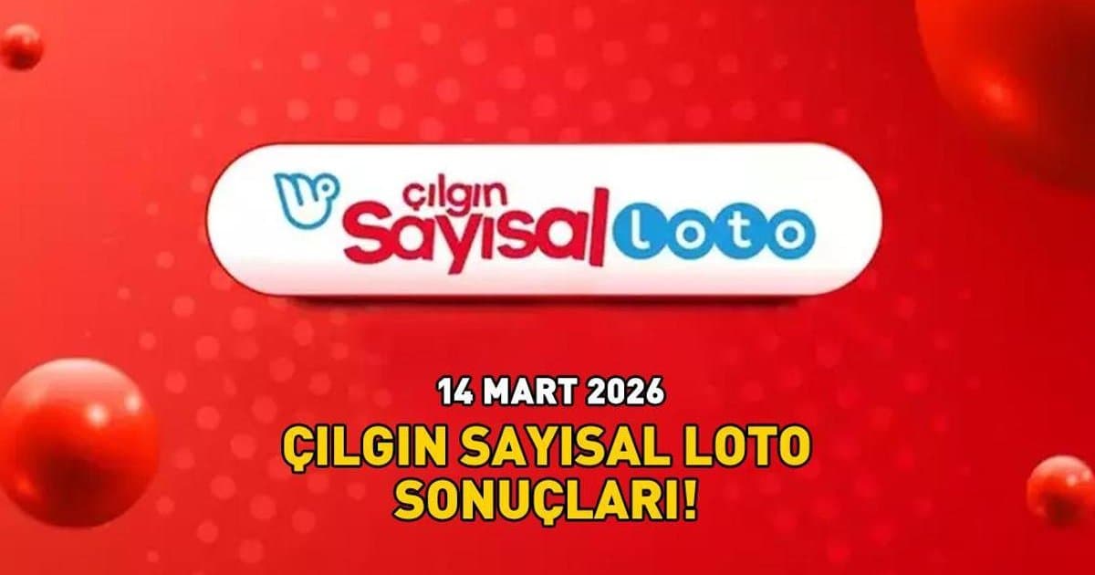 Çılgın Sayısal Loto Sonuçları 14 Mart 2026