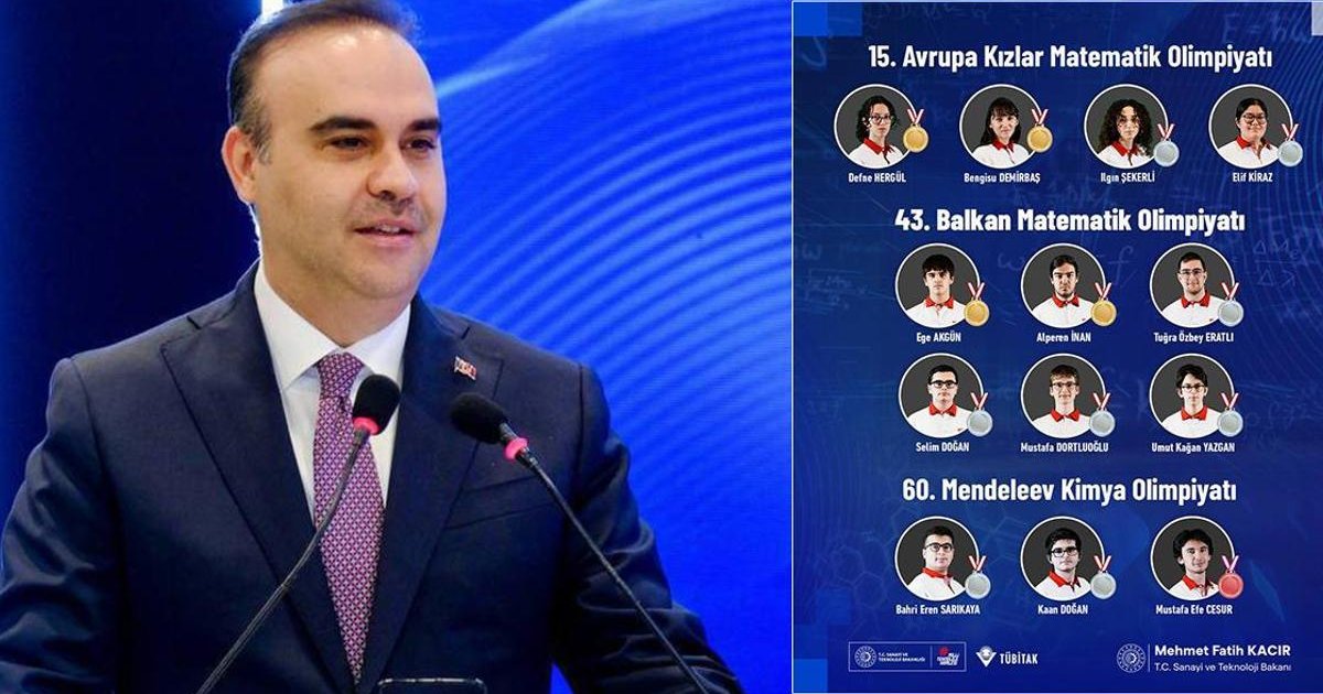 Türk gençleri bilim olimpiyatlarında 13 madalya kazandı