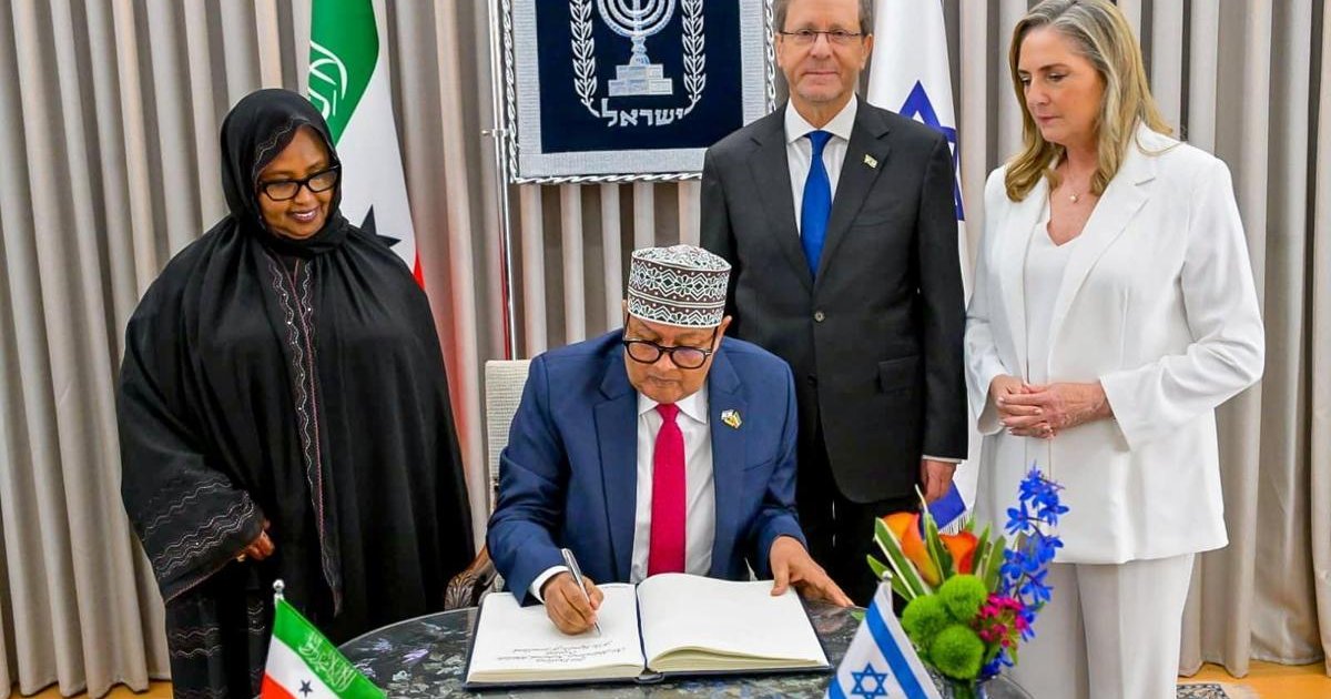 Somali'de ayrılıkçı bölgenin lideri İsrail'e ziyaret gerçekleştirdi