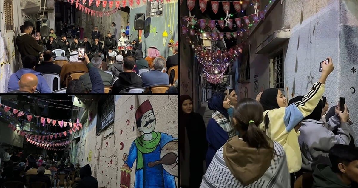 Gazze'de Ramazan Gecesi Programı Düzenlendi