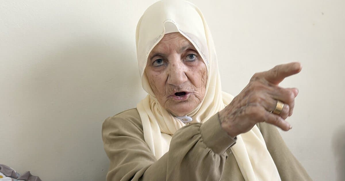 83 yaşındaki Filistinli kadın için hayat bitmeyen bir göç