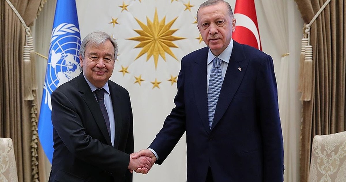 Cumhurbaşkanı Erdoğan, Guterres ile görüştü