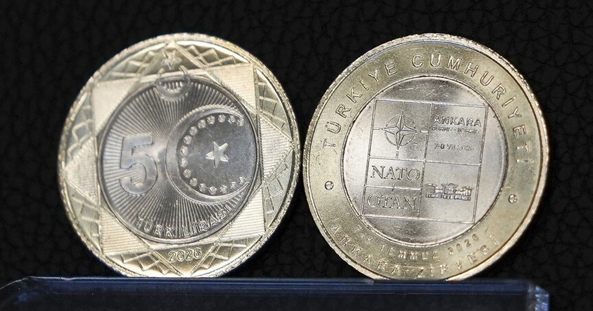 Ankara'daki NATO Zirvesi anısına özel 5 lira basıldı