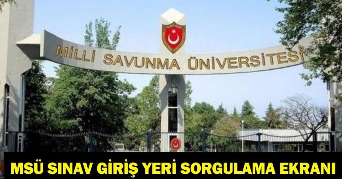 MSÜ Sınav Giriş Belgeleri Erişime Açıldı