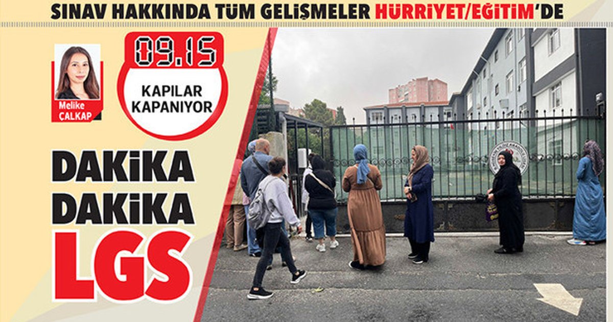 LGS merkezi sınavı Türkiye genelinde 81 ilde başladı