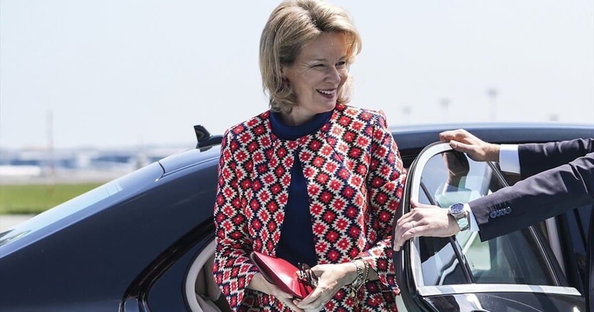 Belçika Kraliçesi Mathilde İstanbul'a geldi