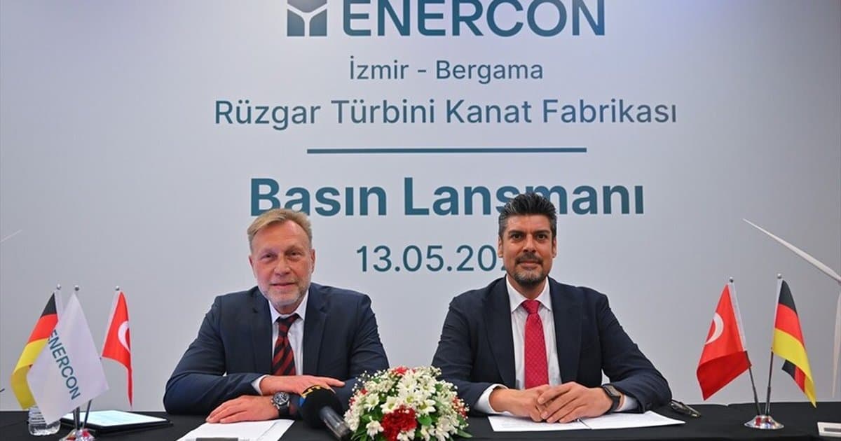 ENERCON İzmir Bergama'da rüzgar türbini kanat fabrikası kuruyor