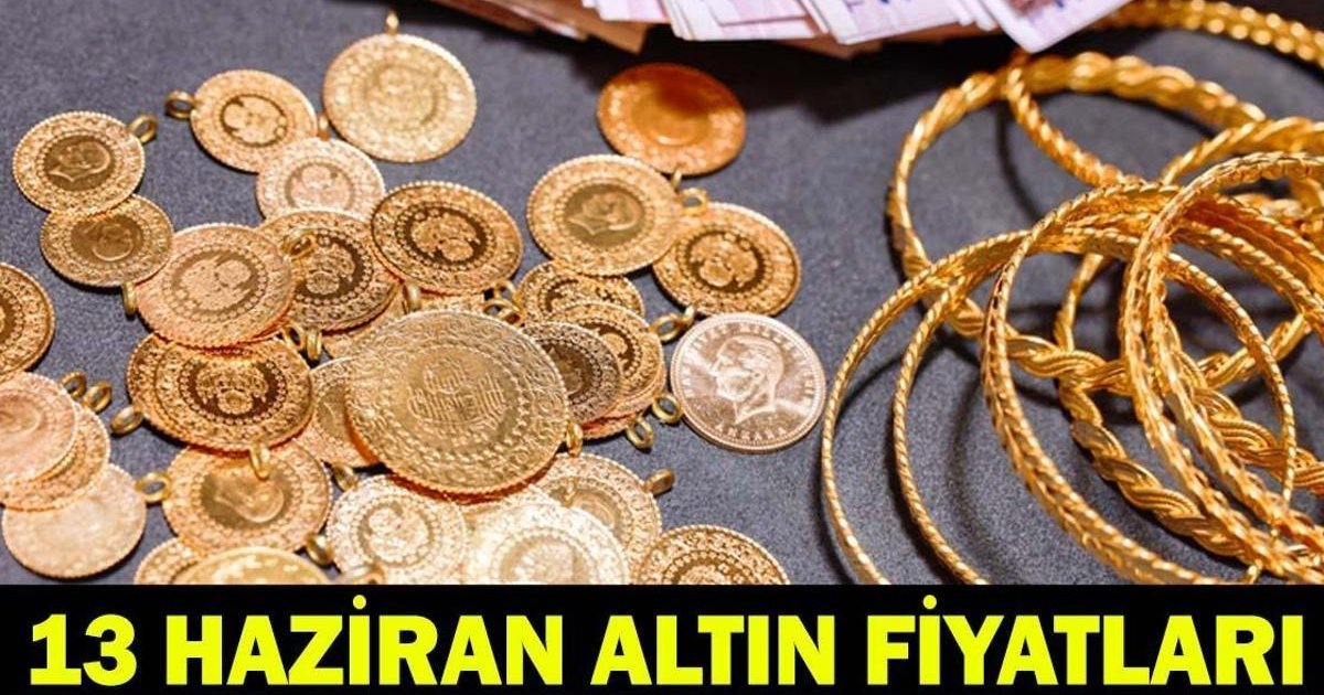 13 Haziran canlı altın fiyatları