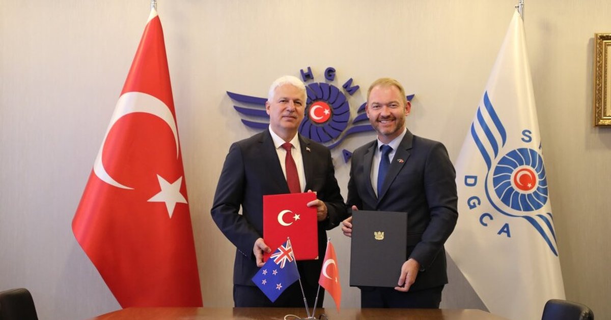 Türkiye ile Yeni Zelanda havacılıkta anlaştı