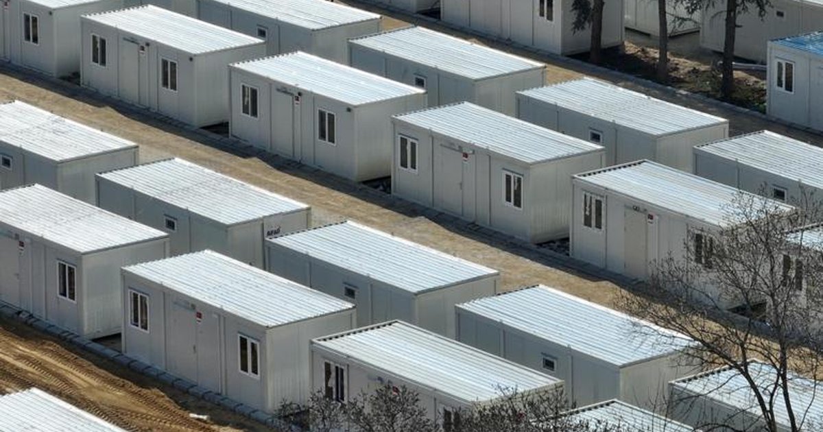 AFAD'dan Hatay'daki konteyner kentler açıklaması