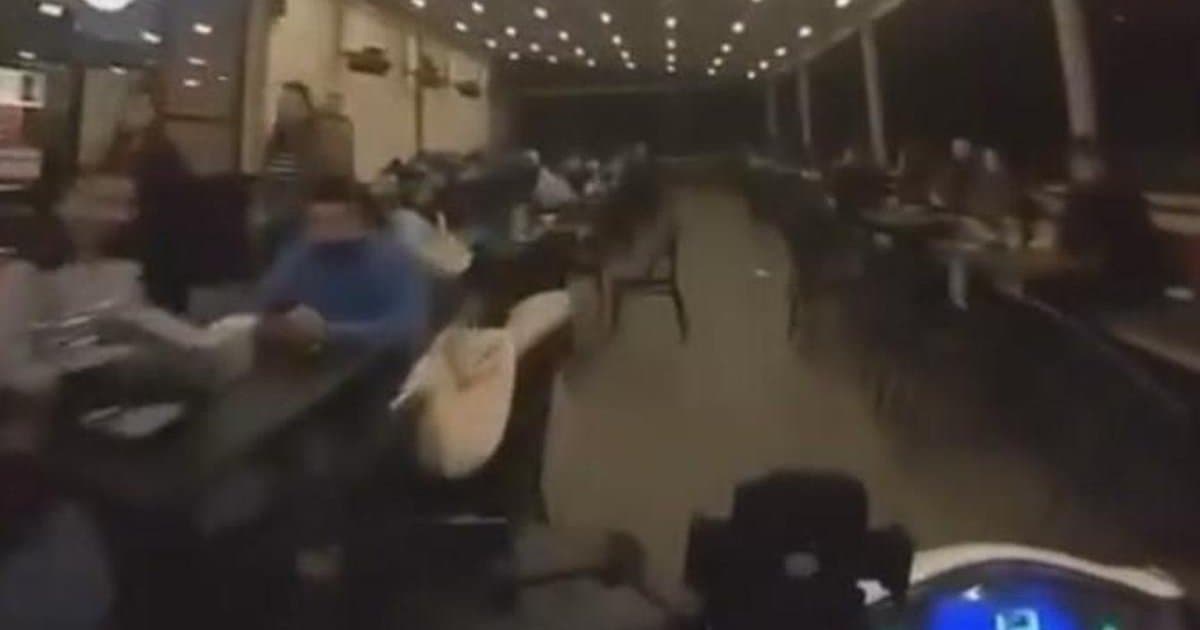Motosikletli kafe sürücüsüne bin TL'ler ceza