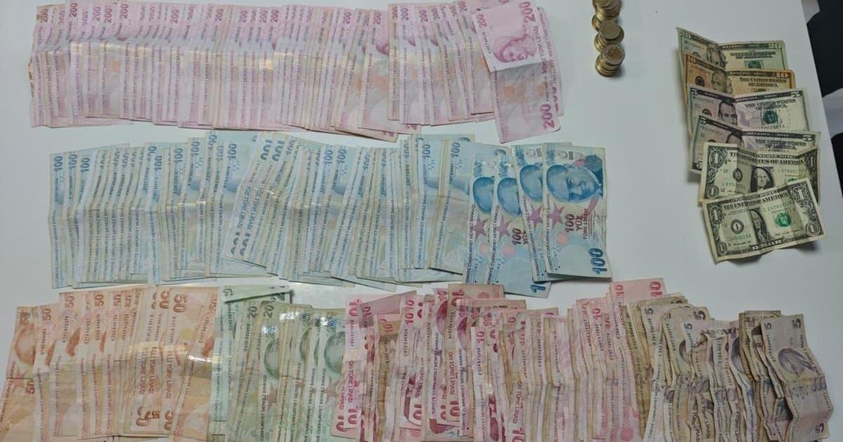 Antalya'da dilencinin üzerinden 27 bin lira çıktı