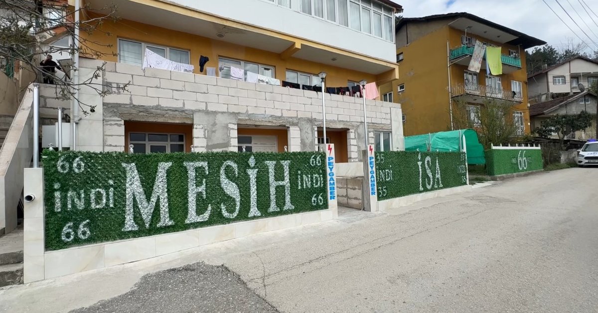 Karabük'te 'Mesih' iddiası: Evi yazılarla donatan kişiye tepki