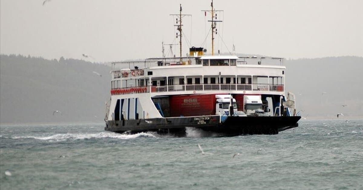 Güney Marmara-Adalar feribot seferleri iptal