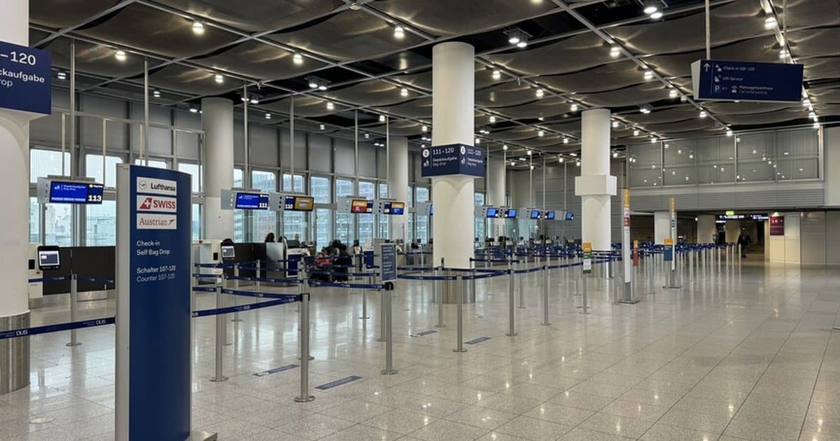 Frankfurt Havalimanı'nın yolcu sayısı nisanda düştü