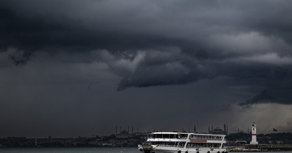 İstanbul'da gök gürültülü sağanak yağış uyarısı