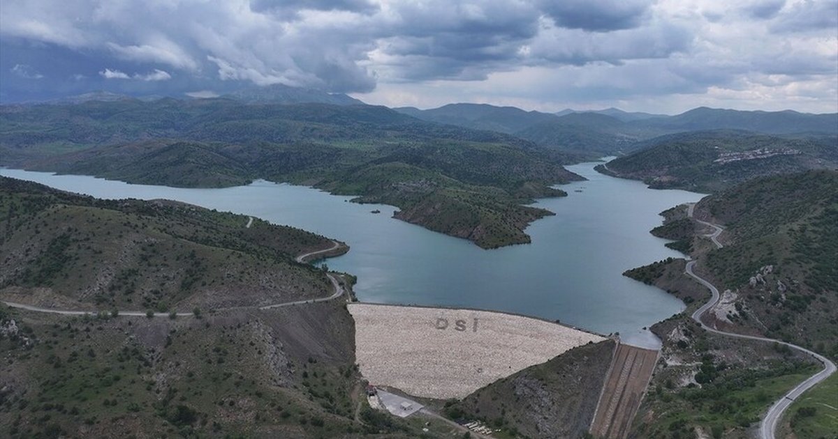 Sivas'ta Pusat-Özen Barajı doluluğa ulaştı