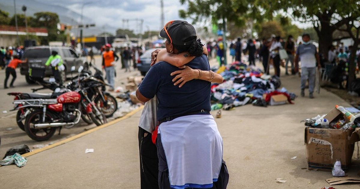 Venezuela'da depremzede dayanışması