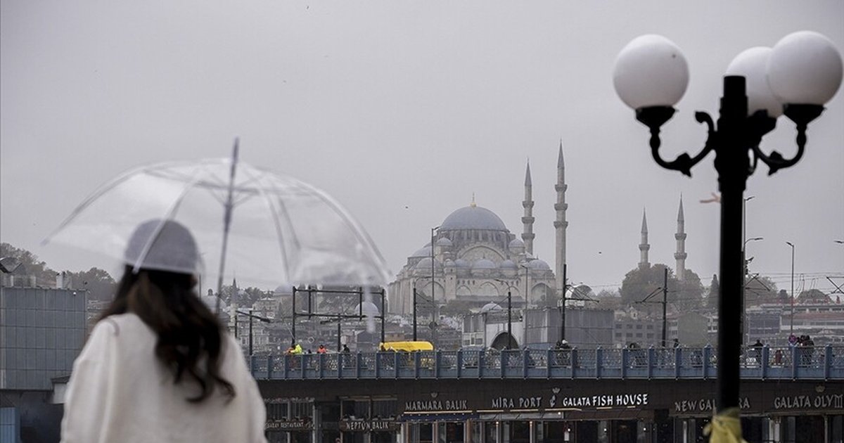 İstanbul'a kuvvetli sağanak ve dolu uyarısı