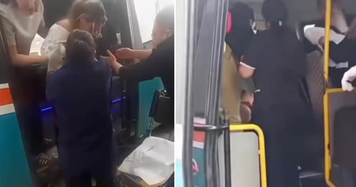 Minibüste doğum gerçekleşti