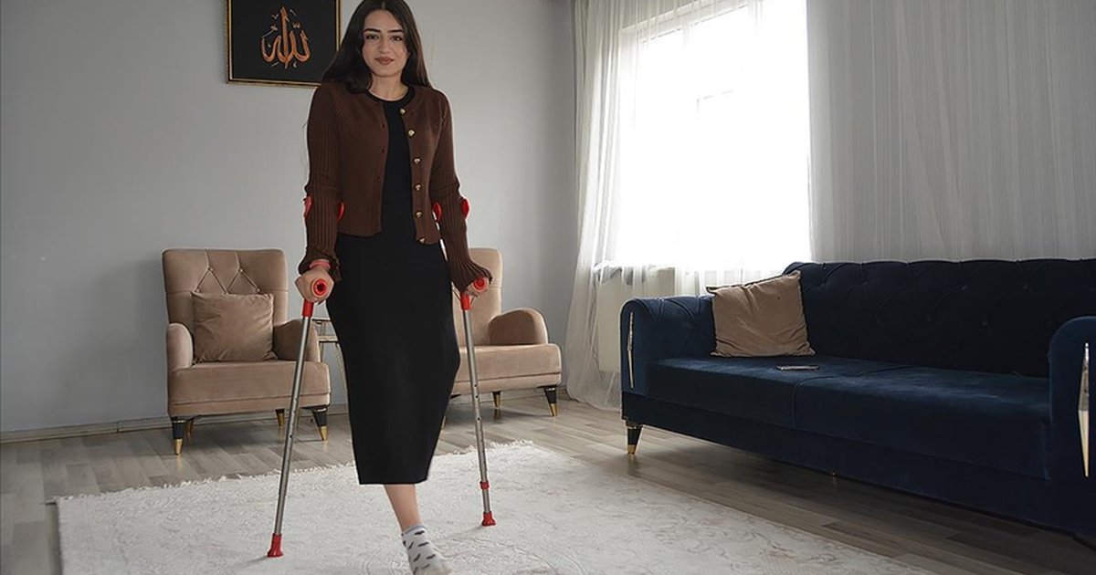 Kanserle bacak kesilen öğrencinin protez hayali