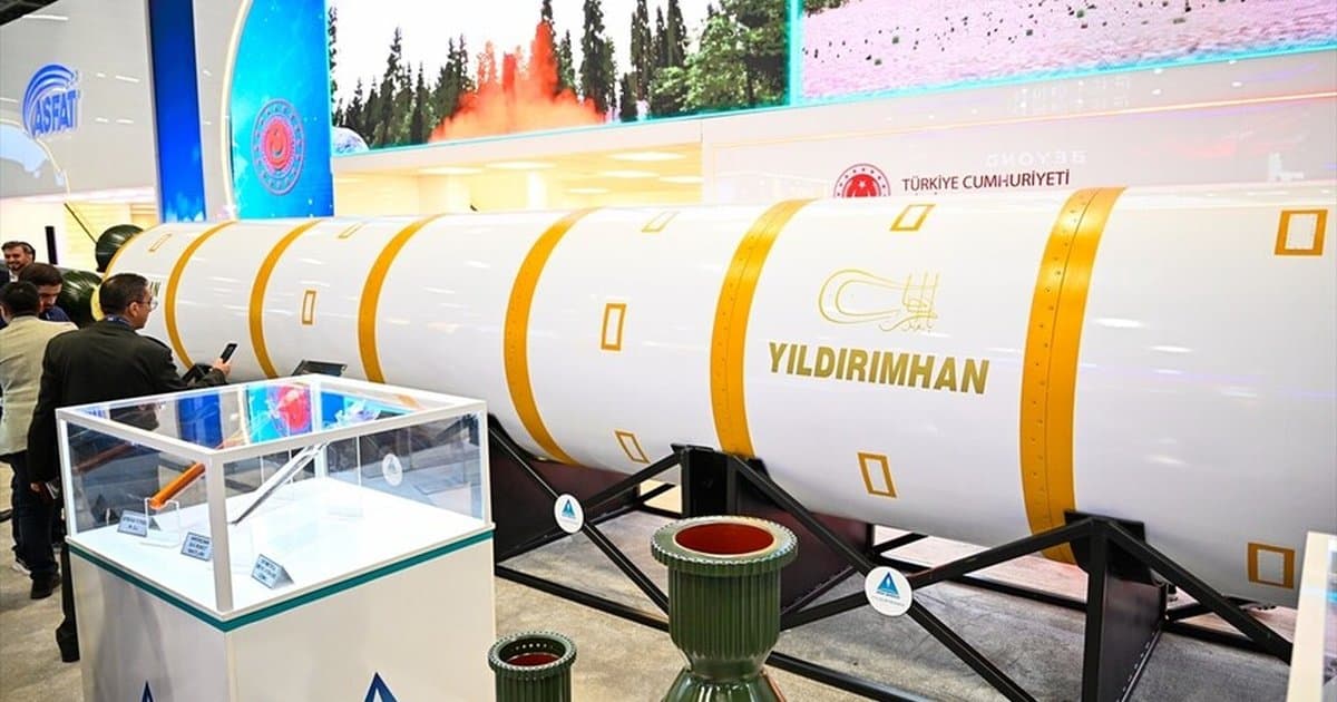 MSB, milli füzesi YILDIRIMHAN'ı SAHA 2026'da tanıttı