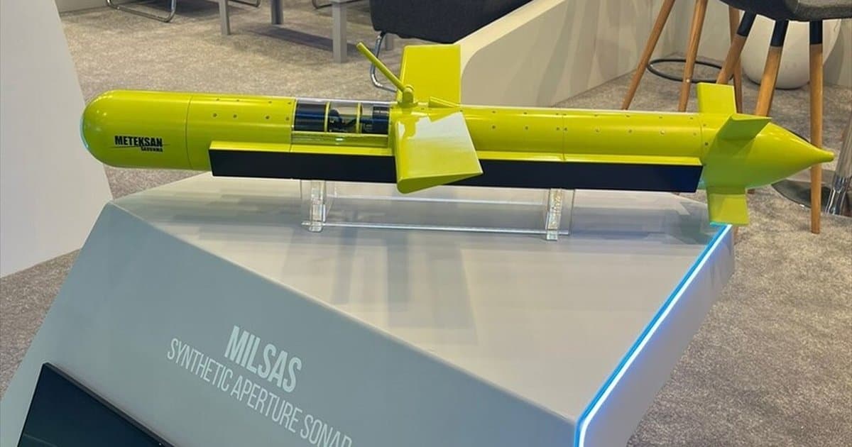 Meteksan su altında yüksek çözünürlüklü sonar çözümünü tanıttı