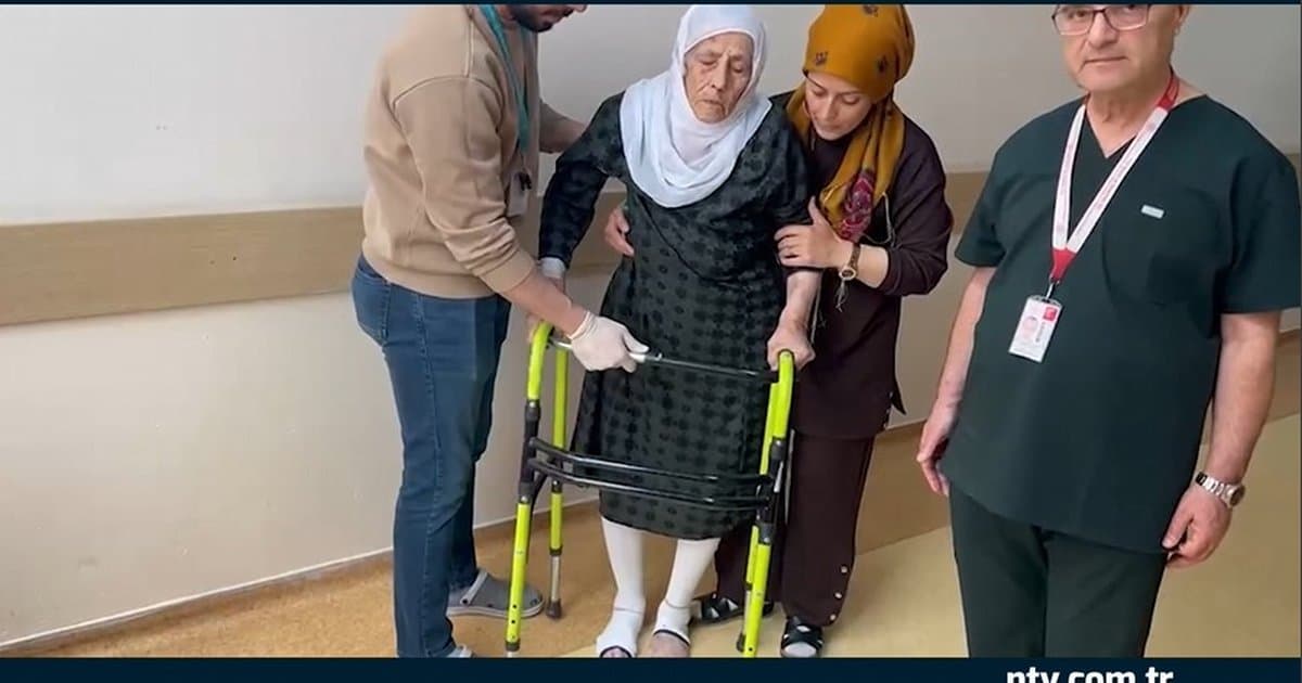 107 yaşındaki Fatma Nine kalçasını kırdı, iki gün içinde ayağa kalktı
