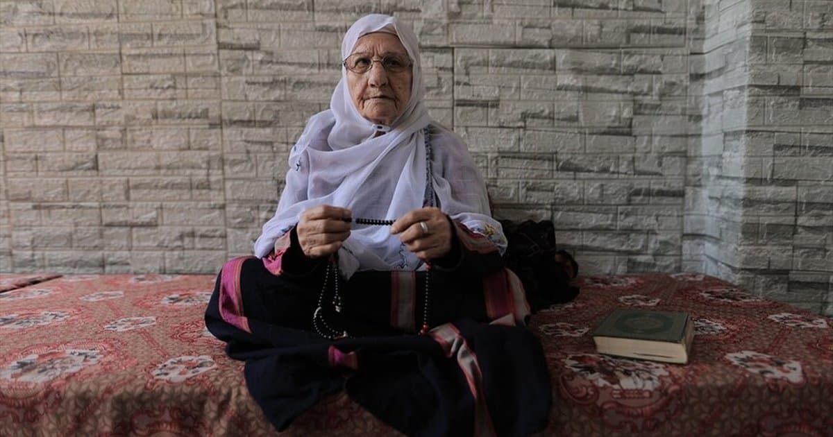 Filistinli kadın Nekbe acısını Gazze'de tekrar yaşıyor