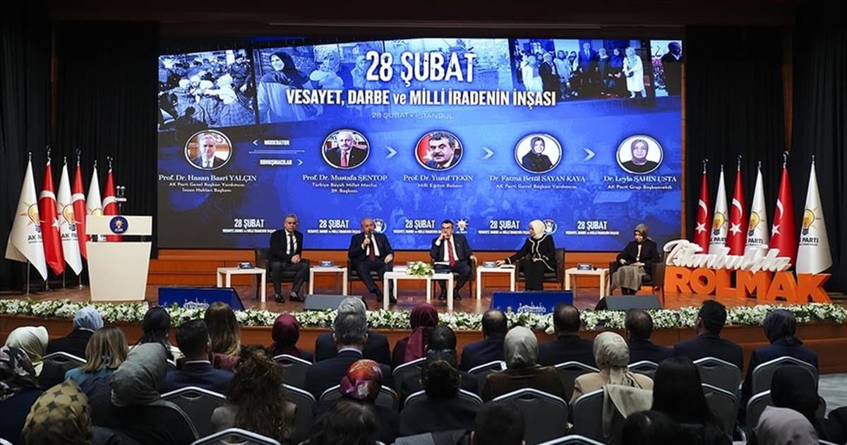 İstanbul'da 28 Şubat programı: Vesayet ve milli irade