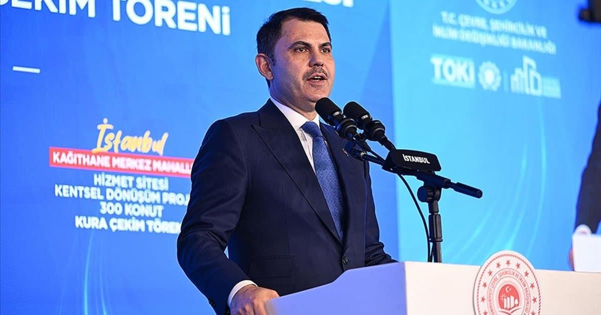 Bakan Kurum'dan İstanbul'da 100 bin sosyal konut açıklaması