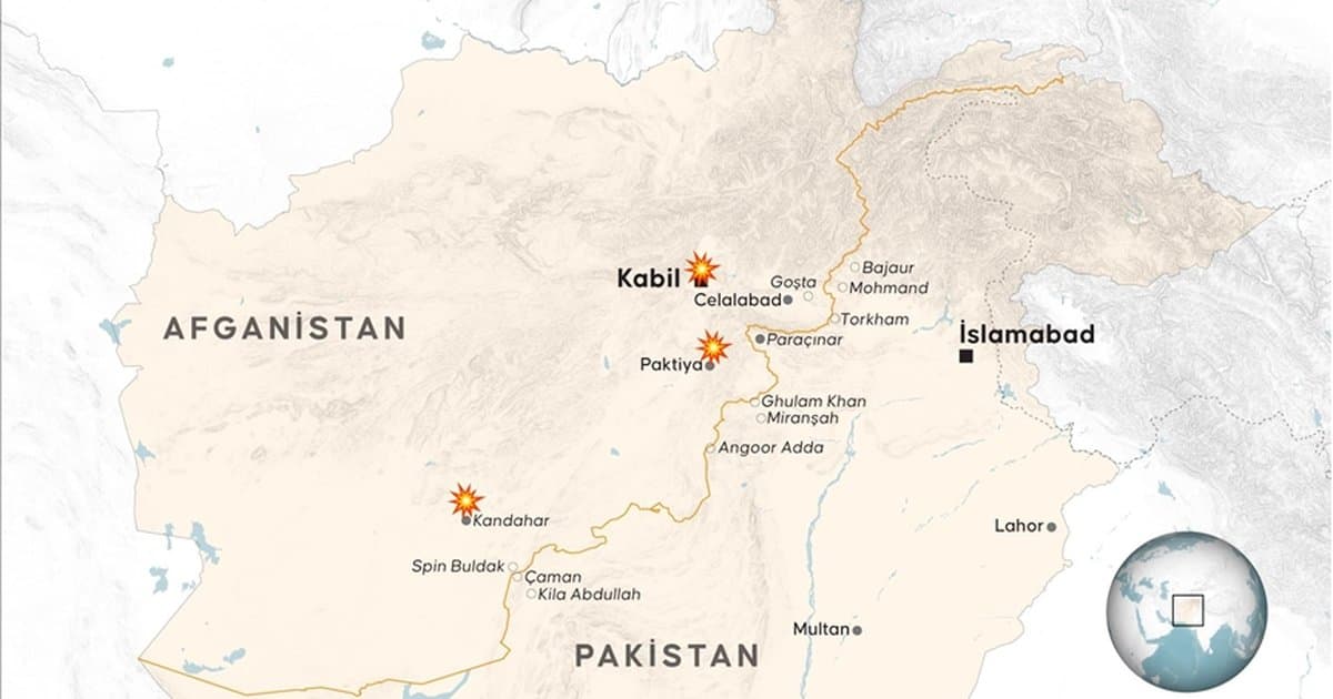 Pakistan Afganistan'ı Bombalıyor