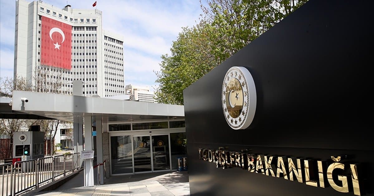 Dışişleri Bakanlığı'ndan Batı Şeria'daki saldırılara kınama