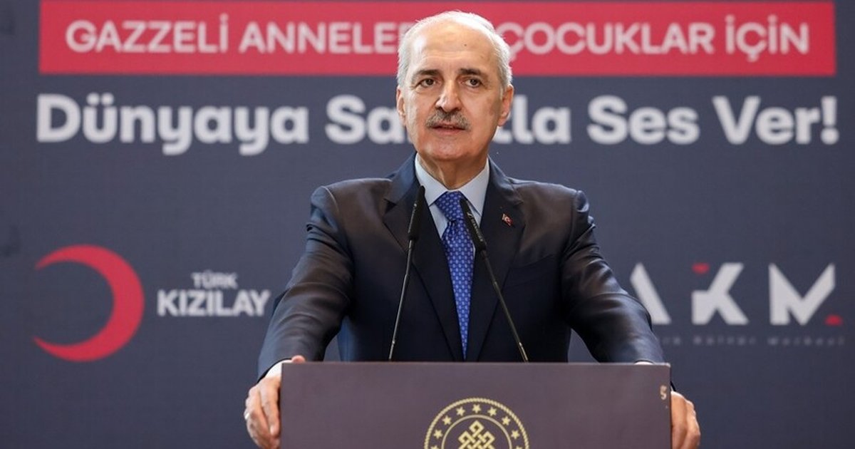 TBMM Başkanı Kurtulmuş: Filistin'i savunmak İstanbul'u savunmak gibidir