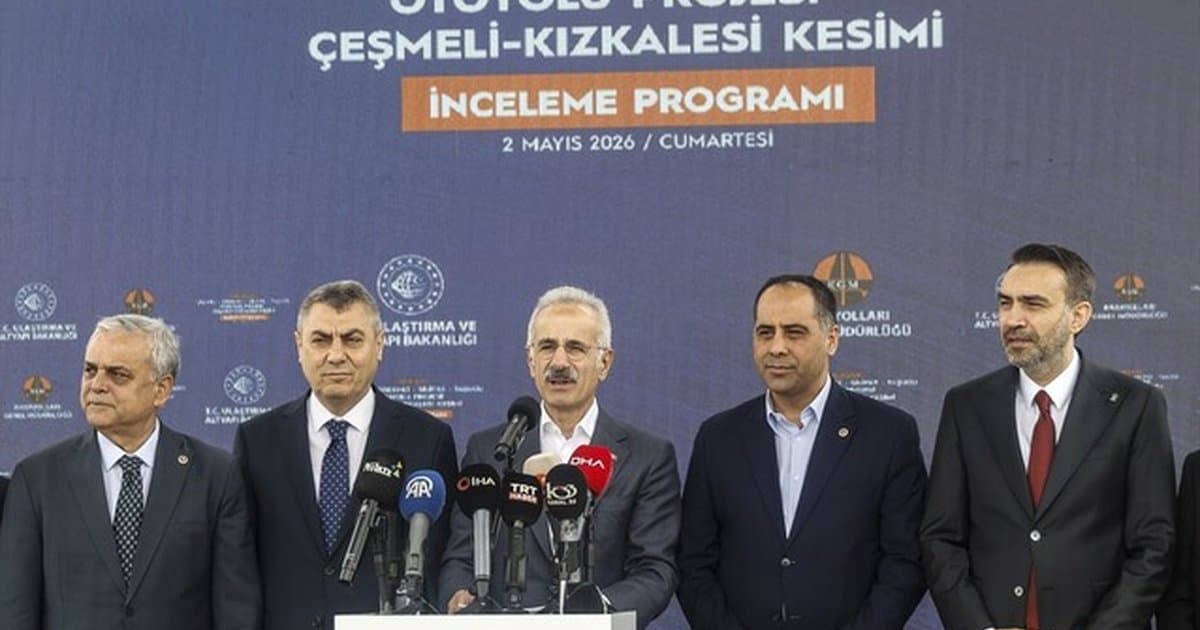Bakan Uraloğlu: Çeşmeli-Kızkalesi Otoyolu seyahat süresini 18 dakikaya düşürecek