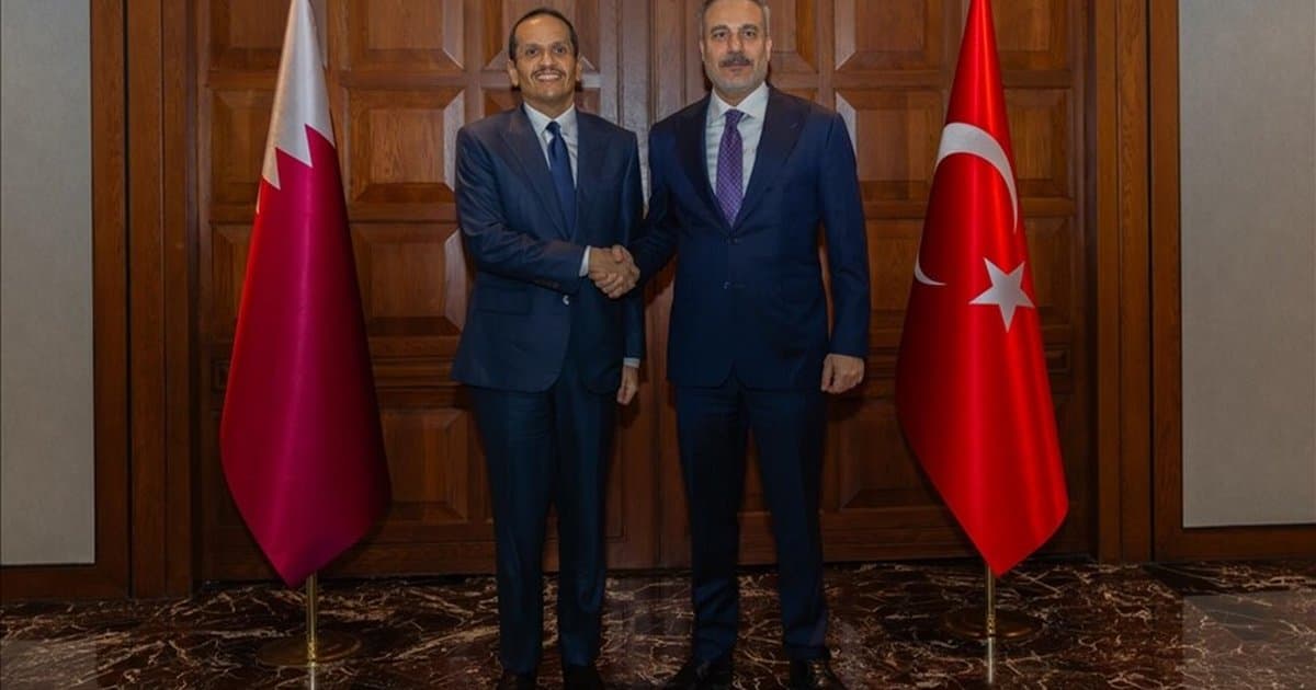 Dışişleri Bakanı Fidan, Katarlı mevkidaşı Al Sani ile görüştü
