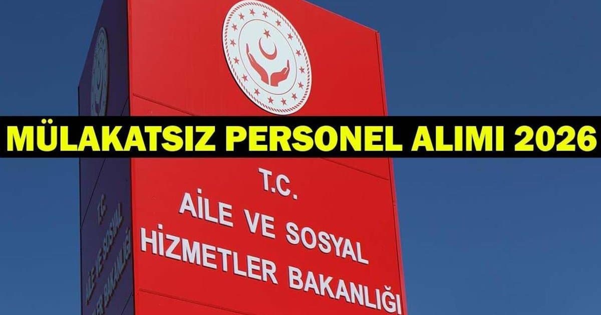 Aile Bakanlığı'ndan 680 Sözleşmeli Personel Alımı