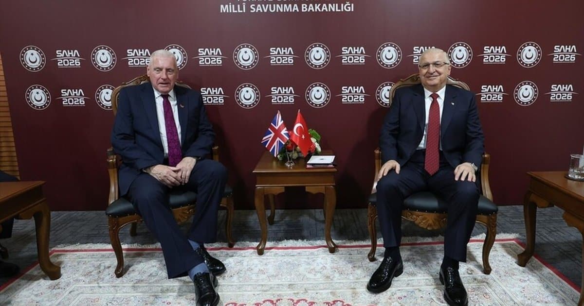 Milli Savunma Bakanı Güler, İngiltere Lordlar Kamarası Bakanı ile görüştü