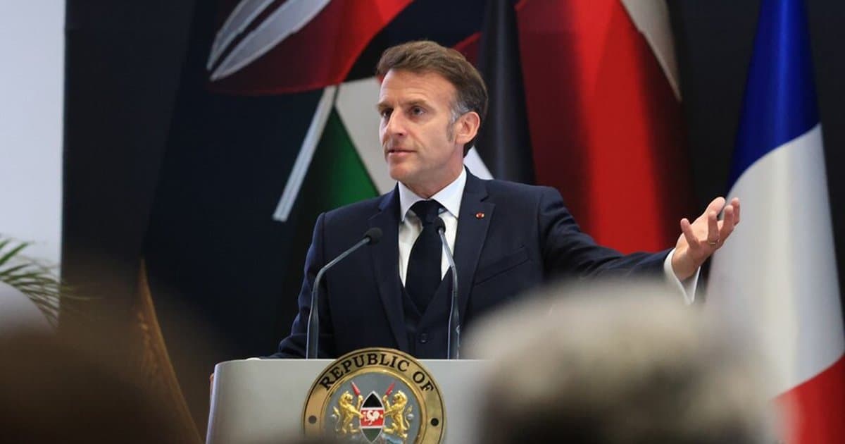 Macron, Kenya'daki panelde gürültü yapanları susturdu