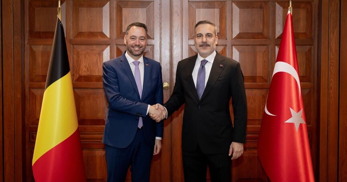 Dışişleri Bakanı Fidan, Belçika Dışişleri Bakanı Prevot ile görüşüyor