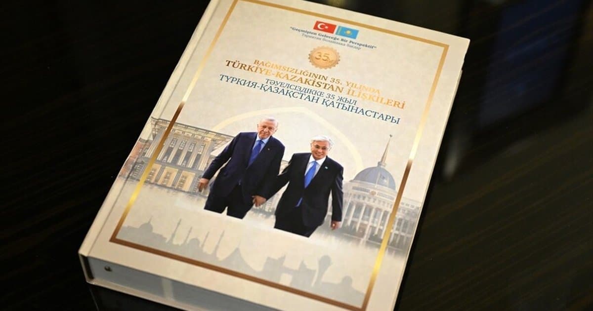 Türkiye-Kazakistan ilişkileri kitaplaştırıldı