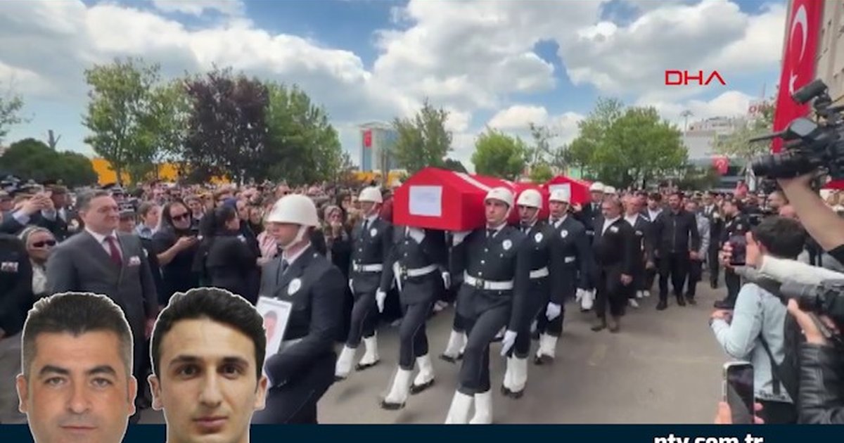 Şehit polisler için Çorlu'da tören