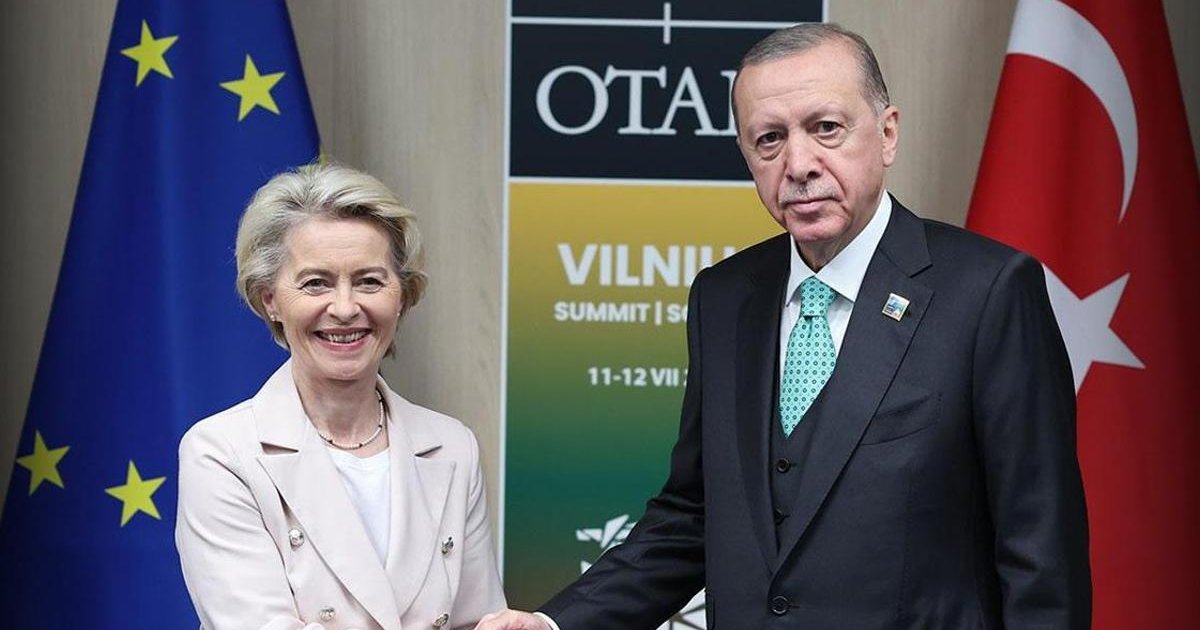 Cumhurbaşkanı Erdoğan, von der Leyen ile görüştü
