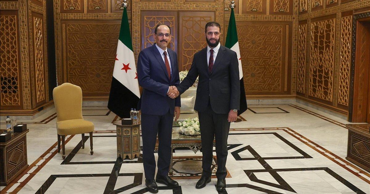 MİT Başkanı İbrahim Kalın Şam'da Suriye'li yetkililerle görüştü