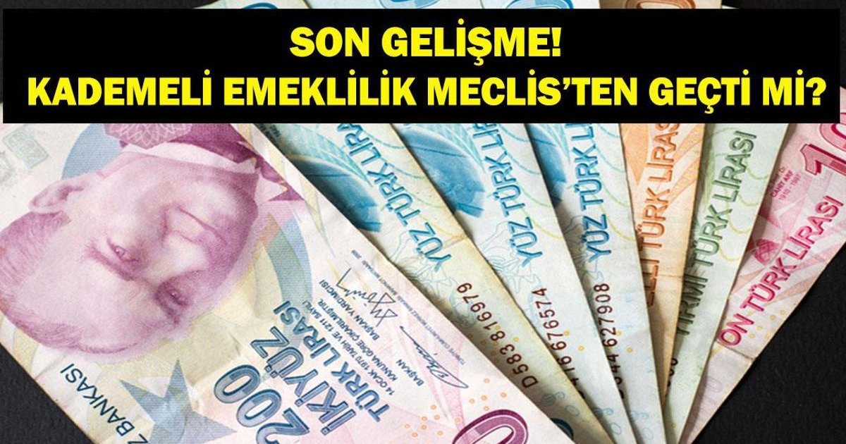Kademeli Emeklilik Düzenlemesi Meclis Gündeminde
