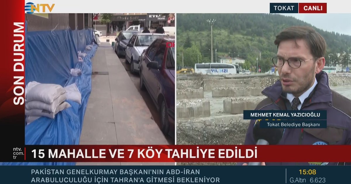 Tokat'ta taşkın riski: Belediye Başkanı'ndan açıklama