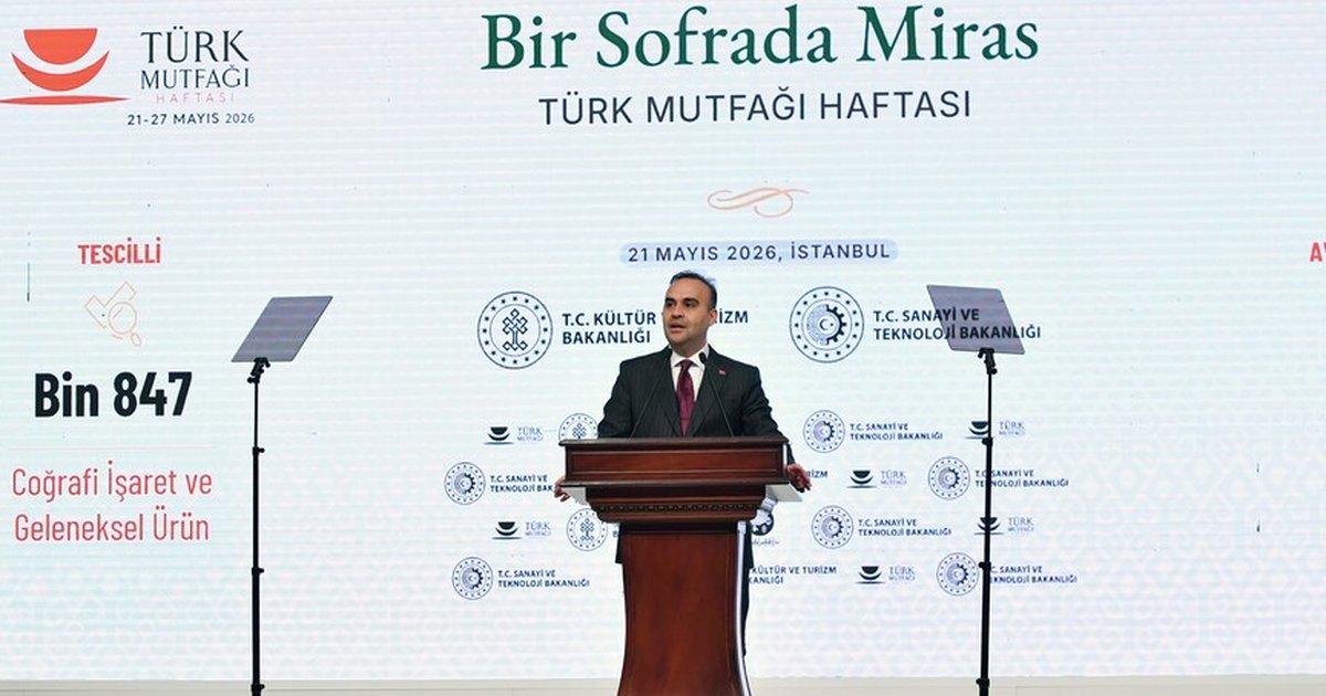 Bakan Kacır ve Ersoy 'Bir Sofrada Miras' programında bir araya geldi