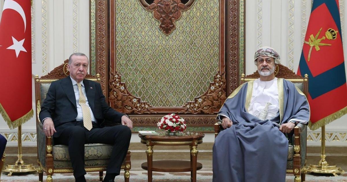 Cumhurbaşkanı Erdoğan, Umman Sultanı ile görüştü
