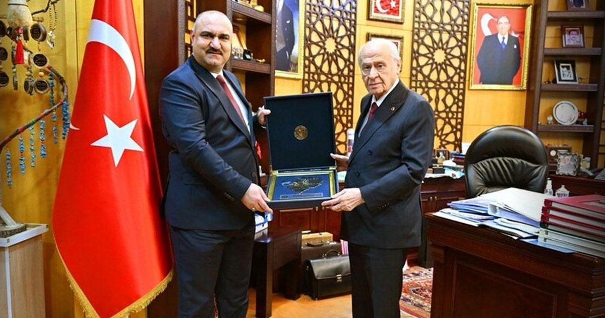 Bahçeli, Kerkük'ün Yeni Valisi'ni Kabul Etti